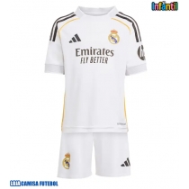 Camisa de Futebol Real Madrid Arda Guler #15 Equipamento Principal Infantil 2025-26 Manga Curta (+ Calças curtas)